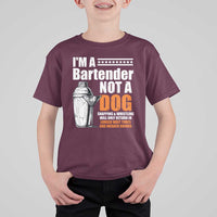 I'm A Bartender Not A Dog T Shirt For Kid