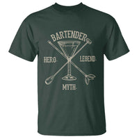 Bartender Hero Myth Legend T Shirt