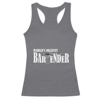 World's Okayest Bartender Racerback Tank Top