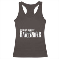 World's Okayest Bartender Racerback Tank Top
