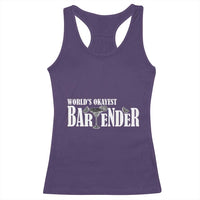 World's Okayest Bartender Racerback Tank Top