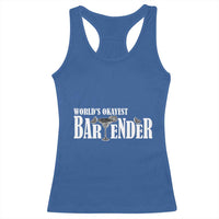 World's Okayest Bartender Racerback Tank Top