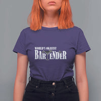 World's Okayest Bartender T Shirt For Women
