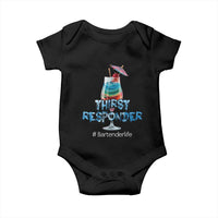 Funny Bartender Baby Onesie Thirst Responder Mixologists