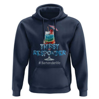 Funny Bartender Hoodie Thirst Responder Mixologists