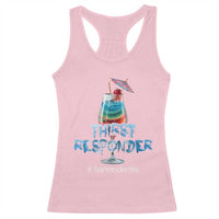 Funny Bartender Racerback Tank Top Thirst Responder Mixologists