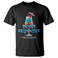 Funny Bartender T Shirt Thirst Responder Mixologists