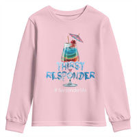 Funny Bartender Youth Sweatshirt Thirst Responder Mixologists