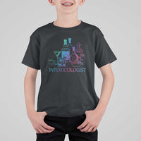 Funny Bartender Intoxicologist T Shirt For Kid