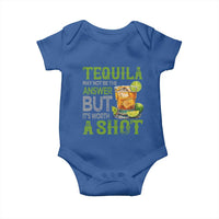 Tequila Lover Baby Onesie May Not Be The Answer But It's Worth A Shot Drinking