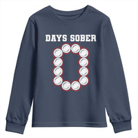 Funny Drinking Youth Sweatshirt 0 Days Sober