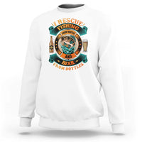 Funny Fishing Drinking Sweatshirt I Rescue Fish From Water And Beer From Bottles