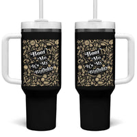 Funny Drinking Tumbler With Handle Beer Me It's My Birthday