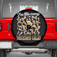 Funny Beer Lover 50th Birthday Spare Tire Cover I'm This Many Beers Old