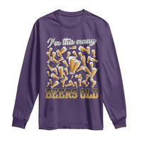Funny Beer Lover 50th Birthday Long Sleeve Shirt I'm This Many Beers Old