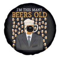 Funny 40th Birthday Drinking Spare Tire Cover I'm This Many Beers Old