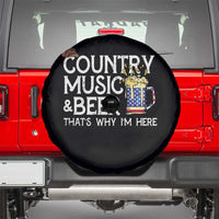 Funny Country Music And Beer Spare Tire Cover That's Why I'm Here