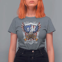 USA Drinking Team T Shirt For Women