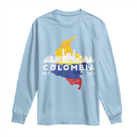 Colombian Pride Long Sleeve Shirt Colombia Est. 1810
