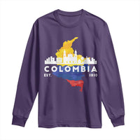 Colombian Pride Long Sleeve Shirt Colombia Est. 1810