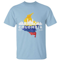 Colombian Pride T Shirt Colombia Est. 1810 - Wonder Print Shop