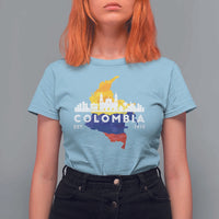 Colombian Pride T Shirt For Women Colombia Est. 1810 - Wonder Print Shop