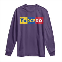 Funny Colombian Long Sleeve Shirt Parcero Colombia Slang Good Friend Buddy