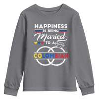 Happiness Is Being Married To A Colombian Youth Sweatshirt