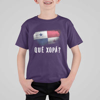 Funny Panama T Shirt For Kid Que Xopa What's Up Panamanian