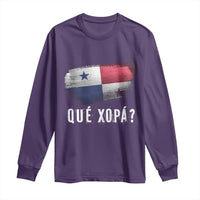 Funny Panama Long Sleeve Shirt Que Xopa What's Up Panamanian