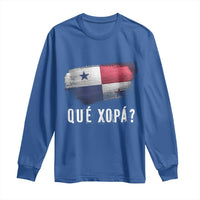 Funny Panama Long Sleeve Shirt Que Xopa What's Up Panamanian