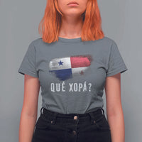 Funny Panama T Shirt For Women Que Xopa What's Up Panamanian - Wonder Print Shop