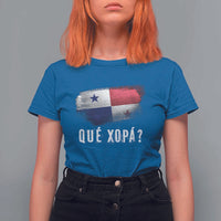 Funny Panama T Shirt For Women Que Xopa What's Up Panamanian - Wonder Print Shop