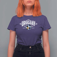Uruguayan Uruguay Soccer Support T Shirt For Women - Wonder Print Shop