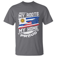 Uruguayan American T Shirt My Roots My Home Proud - Wonder Print Shop