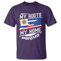 Uruguayan American T Shirt My Roots My Home Proud - Wonder Print Shop