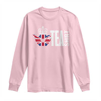 Funny English Tea UK Flag Long Sleeve Shirt