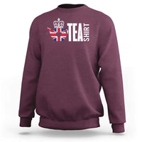 Funny English Tea UK Flag Sweatshirt