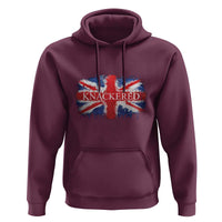 Funny Knackered The UK Flag British Hoodie