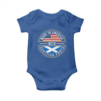 Scottish American Baby Onesie Made In America With Scottish Parts Scotland