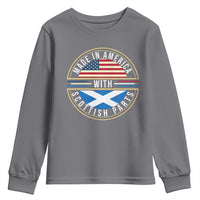 Scottish American Youth Sweatshirt Made In America With Scottish Parts Scotland