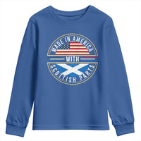 Scottish American Youth Sweatshirt Made In America With Scottish Parts Scotland