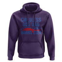 Childless Dog Dad For Harris 2024 Hoodie - Wonder Print Shop
