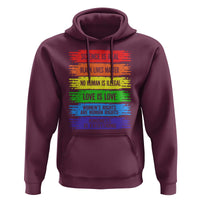 Human Rights Hoodie LGBT Black Feminist - Wonder Print Shop