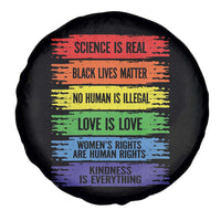 Human Rights Spare Tire Cover LGBT Black Feminist