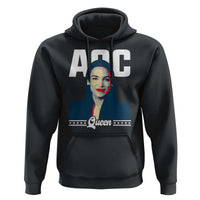 Alexandria Ocasio Cortez Feminist AOC Queen Hoodie - Wonder Print Shop