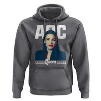 Alexandria Ocasio Cortez Feminist AOC Queen Hoodie - Wonder Print Shop