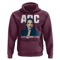 Alexandria Ocasio Cortez Feminist AOC Queen Hoodie - Wonder Print Shop