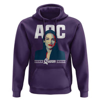 Alexandria Ocasio Cortez Feminist AOC Queen Hoodie - Wonder Print Shop