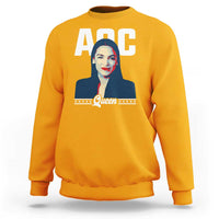 Alexandria Ocasio Cortez Feminist AOC Queen Sweatshirt - Wonder Print Shop